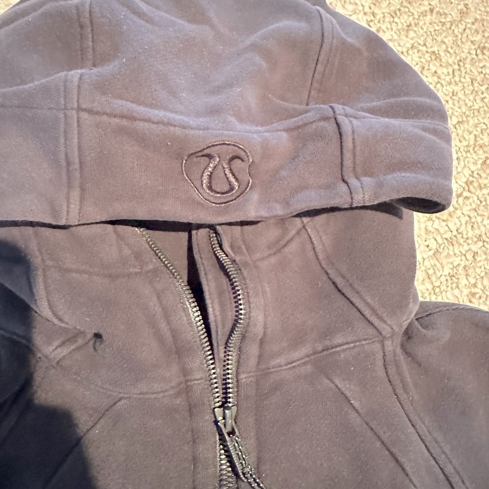 Lululemon Scuba full zip hooded sweatshirt.